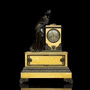 Empire table clock, France, 19th century