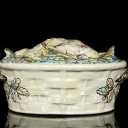 Glazed ceramic tureen, 20th Century