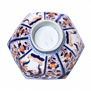 Imari porcelain bowl and plate, Japan