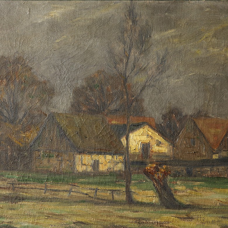 E. Block ‘Pond in front of the village’, early 20th century