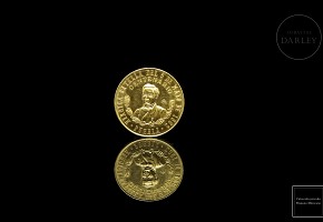 Gold coin ‘Commemorating the Heroic Battle of the 5th of May of Mexico’