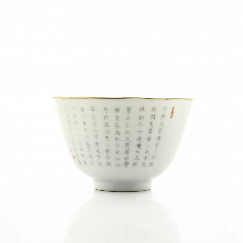 A chinese porcelain bowl, Daoguang seal mark.