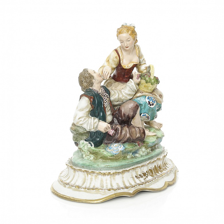 German porcelain figure, 20th century