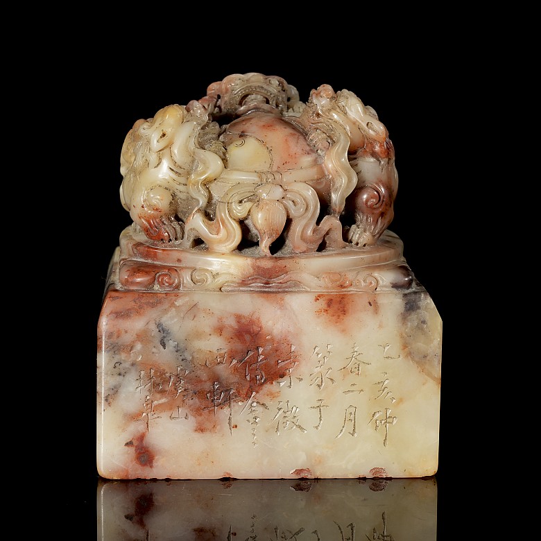 Shoushang Seal ‘Lions’, Qing dynasty