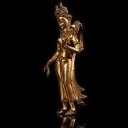 Gilt bronze figure “Tara”, Nepal, 19th century