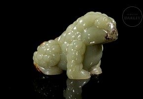 Jade ‘Toad’ figurine, Qing dynasty