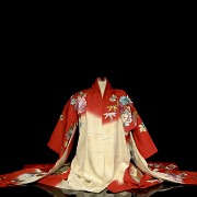 Kimono japonés de dama, finales s.XX