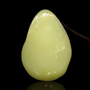 Yellow jade pendant 