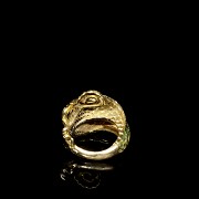 18kt yellow gold ‘Cobra’ ring