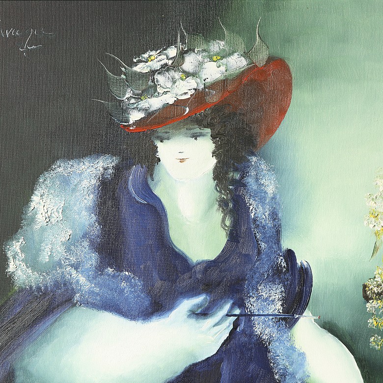 Jaime Guevara (20th century) ‘The lady in blue’