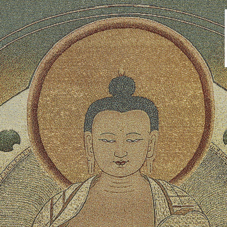 Buddha tapestry, 20th century