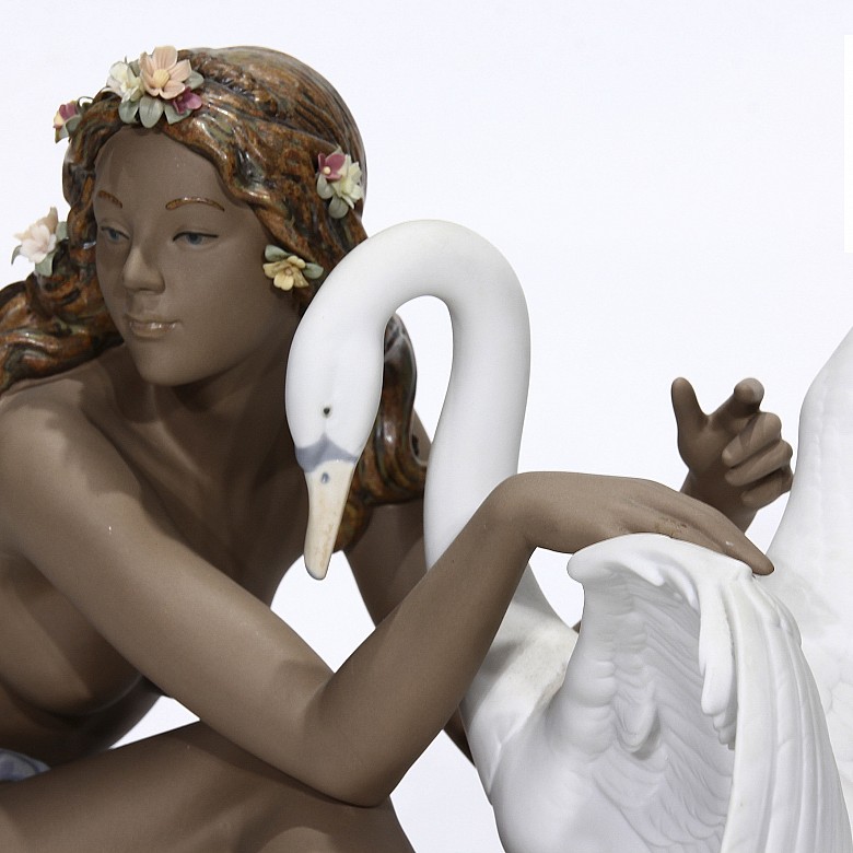 Lladró “Leda y el cisne”