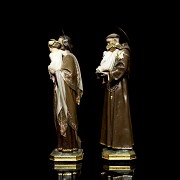 Spanish imagery “Pair of saints”, 20th century