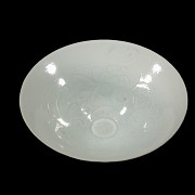 Celadon glazed ceramic bowl ‘Lotuses’, Song style