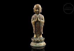 Gilded bronze ‘Buddha’ figure, Liao style