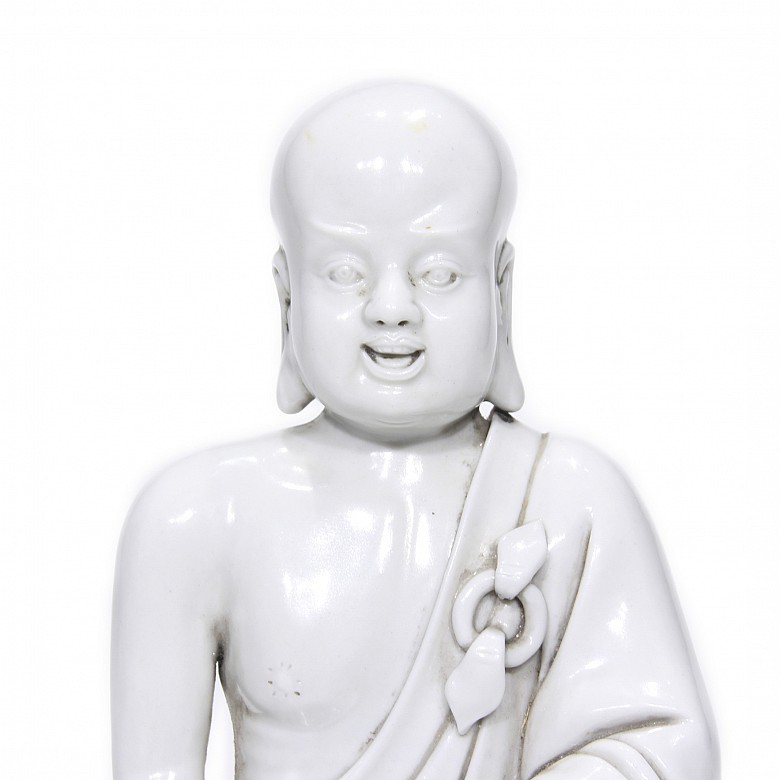 Buddha figure in dehua porcelain, 20th century