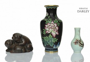 Lot of Asian objects, 20th Century