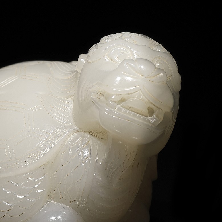 White jade figure 