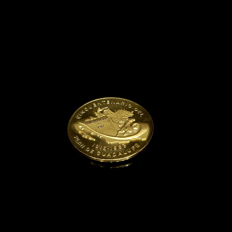 Moneda medalla de oro 