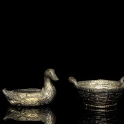 Valenti “Pair of bronze objects”, 20th century