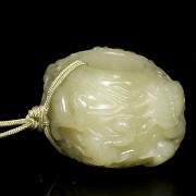 Anillo de jade amarillo, dinastía Qing, Qianlong