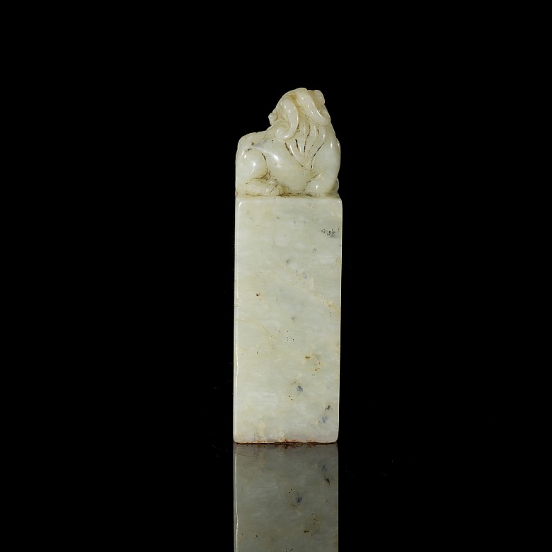 Shoushan ‘Foo Lion’ stone seal, Qing dynasty