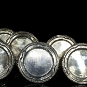 Ten ‘Sanborns’ Mexican silver plates