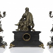 Théodore Doriot (S.XIX) Lage french table whats with candelabra.