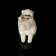 Carved jade figurine ‘Girl with Ox’, Qing dynasty