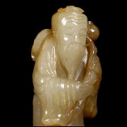 Jade figurine of Hetian “Elder” Qing dynasty