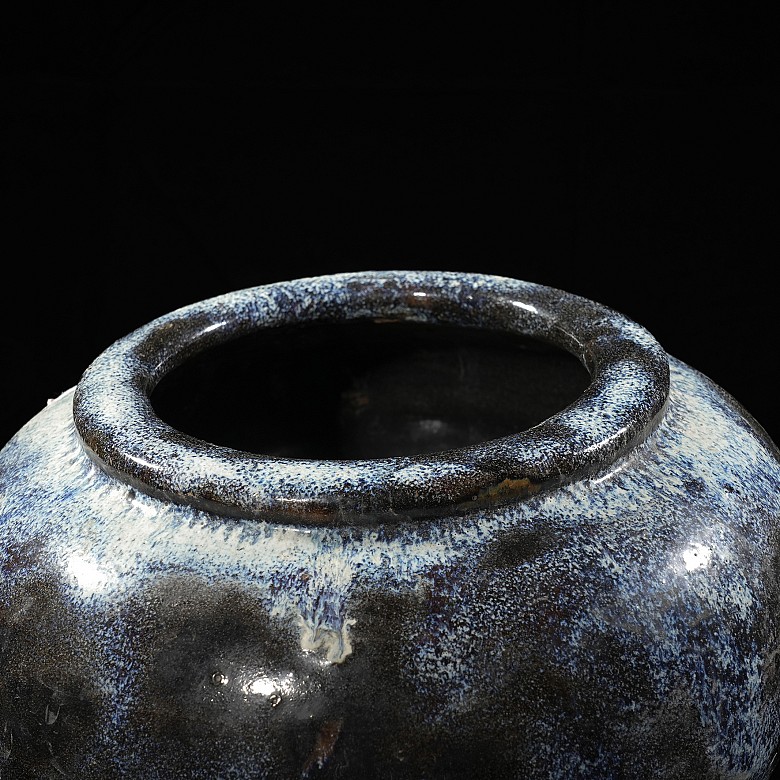 Glazed pottery vessel, Tang dynasty