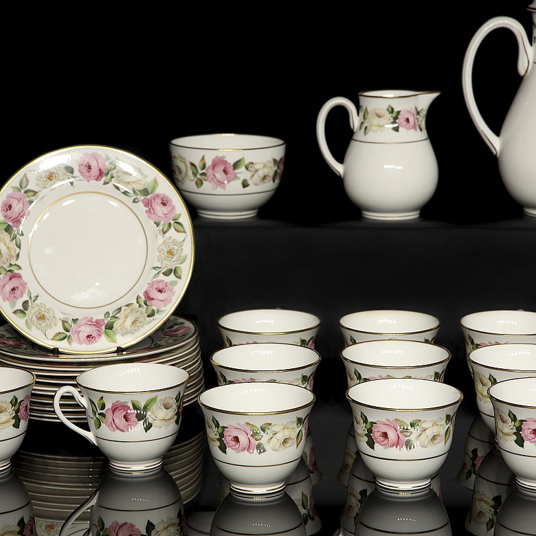 Tea and coffee set, Royal Worcester, 20th century