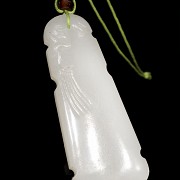 Colgante de jade blanco 