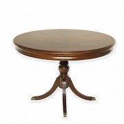 Round mahogany table - 1