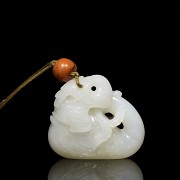 White jade pendant 