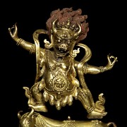 Gilded bronze figure ‘Wrathful Deity’, 18th-19th century