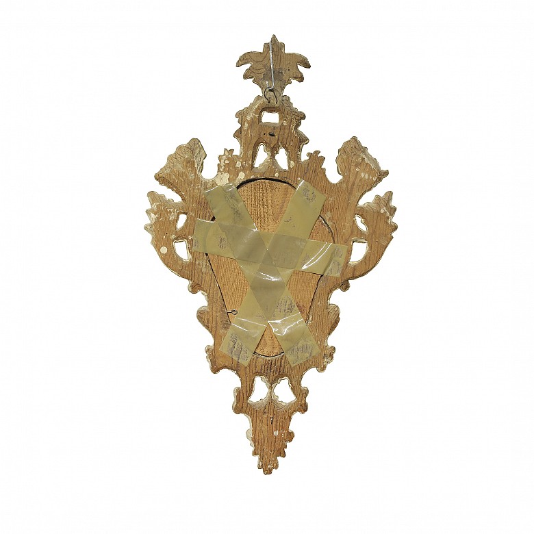 Small cornucopia mirror, early 20th century