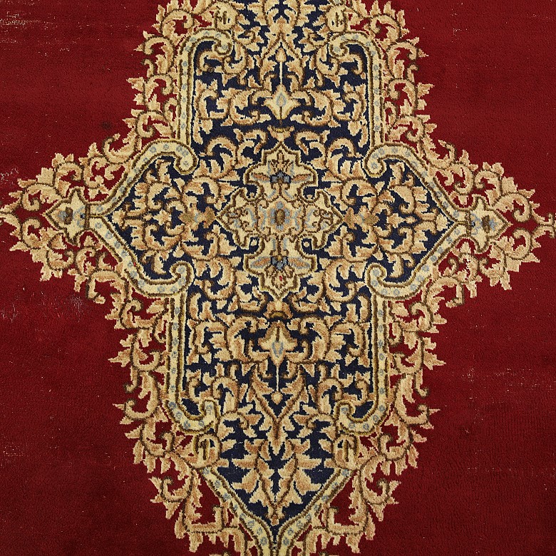 Alfombra persa de Kermán, s.XX