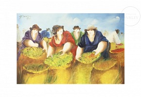 Jaime Guevara (20th century) ‘Fruit sellers’