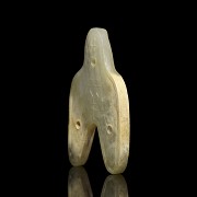 Carved jade pendant, Han dynasty