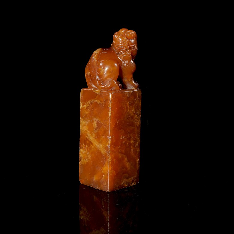 Shoushan Stone ‘Beast’ Seal, Qing dynasty