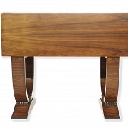 Art Deco style desk in Palo Santo wood