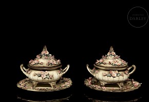 Capodimonte porcelain 