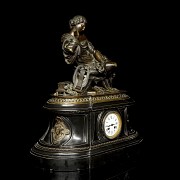 Gautier Eviteur ‘Bronze table clock’, late 19th century