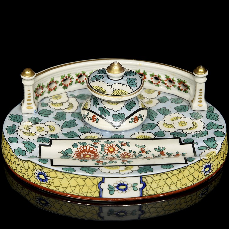 Escribanía Limoges Chinoiserie 