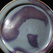 Junyao glazed earthenware dish, Song dynasty