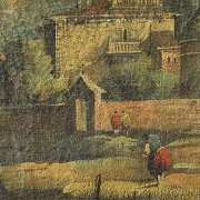 German school, 20th century “Set of landscapes” - 8