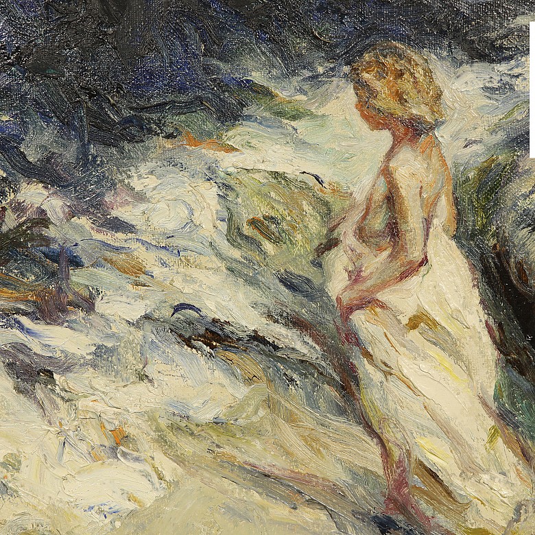 Jose Royo (1941) “Mujer junto al mar