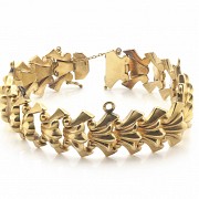 Pulsera de oro amarillo de 18 k