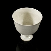 White-glazed porcelain cup, Tang dynasty